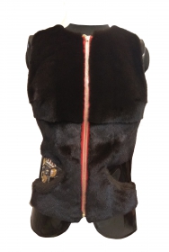 индивидуальный пошив Куртка из меха норки, комбинированная с лаке.
